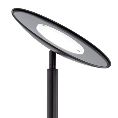 360 Lighting Modern Floor Lamp With Reading Light LED 71.5" Tall Decker Black Metal Acrylic Diffuser For Living Room Reading Office 4 360 Lighting Modern Floor Lamp With Reading Light LED 71.5" Tall Decker Black Metal Acrylic Diffuser For Living Room Reading Office - Image 2