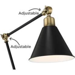 360 Lighting Modern Adjustable Floor Lamp With USB Charging Port 61" Tall Black Brass Living Room Reading 11 360 Lighting Modern Adjustable Floor Lamp With USB Charging Port 61" Tall Black Brass Living Room Reading -360 Lighting GUEST 00cf2069 4e71 48a9 831a 2f20aea09ce7 1
