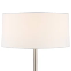 360 Lighting Andre Modern Table Lamps 26 3/4" High Set Of 2 Metal With USB And AC Power Outlet In Base Table Top Dimmers White Drum Shade For Desk -360 Lighting GUEST 01888da4 ffaa 4f77 bc2d 62724ddd006d 1