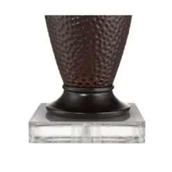 360 Lighting Cody Rustic Farmhouse Table Lamps Set Of 2 With Square Risers 27 1/2" Tall Oiled Bronze Hammered Oatmeal Drum Shade For Bedroom Bedside 9 360 Lighting Cody Rustic Farmhouse Table Lamps Set Of 2 With Square Risers 27 1/2" Tall Oiled Bronze Hammered Oatmeal Drum Shade For Bedroom Bedside -360 Lighting GUEST 0195101f 6956 4bf7 953a f5d66b9959c7