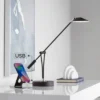 360 Lighting Modern Desk Table Lamp With USB Charging Port LED 20" High Satin Black Metal Adjustable Arm For Bedroom Office 2 360 Lighting Modern Desk Table Lamp With USB Charging Port LED 20" High Satin Black Metal Adjustable Arm For Bedroom Office -360 Lighting GUEST 01f0a7f4 ca40 4ab1 90db 3acf542aac4d