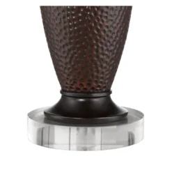 360 Lighting Cody Rustic Farmhouse Table Lamps Set Of 2 With Round Risers 27 1/2" Tall Oiled Bronze Hammered Oatmeal Drum Shade For Bedroom House Home 9 360 Lighting Cody Rustic Farmhouse Table Lamps Set Of 2 With Round Risers 27 1/2" Tall Oiled Bronze Hammered Oatmeal Drum Shade For Bedroom House Home -360 Lighting GUEST 0286bbd2 b8a3 48e3 af80 83bd372c1e89