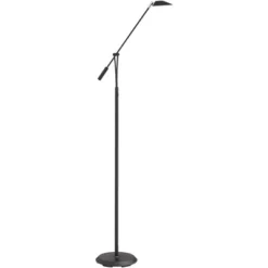 360 Lighting Arnie Modern 62" Tall Standing Floor Lamps Set Of 2 Lights Pharmacy-Style LED Adjustable Arm Black Finish Living Room Bedroom House -360 Lighting GUEST 03098a4a 984a 4673 bdf2 e7e3a77df274