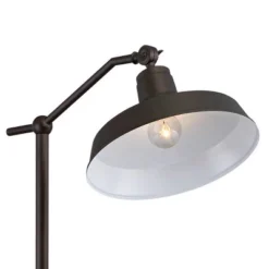 360 Lighting Kayne Rustic Farmhouse Floor Lamp Standing 61" Tall Satin Bronze Metal Downbridge Shade For Living Room Reading Bedroom Office House Home 10 360 Lighting Kayne Rustic Farmhouse Floor Lamp Standing 61" Tall Satin Bronze Metal Downbridge Shade For Living Room Reading Bedroom Office House Home -360 Lighting GUEST 093c2951 6d40 4f12 bf89 1e0dc195caf6