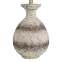 360 Lighting Lorraine 27" Tall Farmhouse Rustic Coastal Country Cottage Table Lamp Beige Finish Terracotta Single White Shade Living Room Bedroom -360 Lighting GUEST 0a43d65c 973a 439b 90a4 0e5b8eda8b79