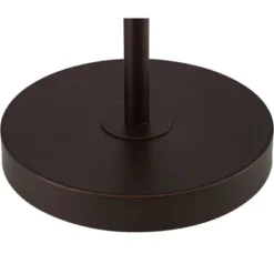 360 Lighting Caper Modern Floor Lamps With Tray Table 60 1/2" Tall Set Of 2 Bronze USB And Outlet Off White Fabric Drum Shade For Living Room Bedroom -360 Lighting GUEST 0ef85620 c166 4123 b1ed 43113cee036b