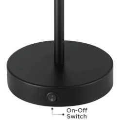 360 Lighting Piper 24" High Gooseneck Small Modern Desk Lamps Set Of 2 USB Port Black Metal Home Office Living Room Charging Bedroom Bedside -360 Lighting GUEST 10be7e4d b9f2 409c 83fd 77f5a148c3b9