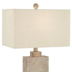 360 Lighting Caldwell Rustic Farmhouse Table Lamps 26 3/4" High Set Of 2 Earth Tone Hammered Oatmeal Fabric Rectangular Shade For Bedroom Living Room 11 360 Lighting Caldwell Rustic Farmhouse Table Lamps 26 3/4" High Set Of 2 Earth Tone Hammered Oatmeal Fabric Rectangular Shade For Bedroom Living Room -360 Lighting GUEST 12a0bae3 9a7e 4dda b923 13c6009c714d