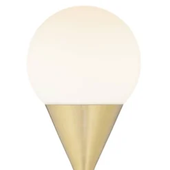 360 Lighting Leah 25 3/4" High Modern Accent Table Lamp Gold Brass Finish Metal Single Glass White Globe Shade Living Room Bedroom Bedside Nightstand 9 360 Lighting Leah 25 3/4" High Modern Accent Table Lamp Gold Brass Finish Metal Single Glass White Globe Shade Living Room Bedroom Bedside Nightstand -360 Lighting GUEST 13236c02 9789 4b71 9c6b a18af42bfc4e