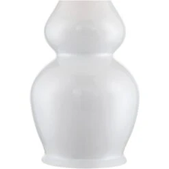 360 Lighting Jane 25" High Mid Century Modern Table Lamps Set Of 2 WiFi Smart Socket White Ceramic Living Room Bedroom Bedside Nightstand Office Home -360 Lighting GUEST 14321986 30c3 4ca8 8af0 4e1ba4a8e420