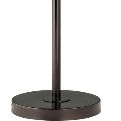 360 Lighting Modern 60" Tall Standing Floor Lamp Skinny Adjustable Swing Arm Brown Metal Bronze Finish Living Room Bedroom Water Grass Natural Shade 6 360 Lighting Modern 60" Tall Standing Floor Lamp Skinny Adjustable Swing Arm Brown Metal Bronze Finish Living Room Bedroom Water Grass Natural Shade - Image 4