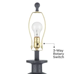 360 Lighting Glenwood 28" Tall Farmhouse Rustic Country Cottage Table Lamps Set Of 2 Charcoal Gray Living Room Bedroom Bedside Nightstand House 13 360 Lighting Glenwood 28" Tall Farmhouse Rustic Country Cottage Table Lamps Set Of 2 Charcoal Gray Living Room Bedroom Bedside Nightstand House -360 Lighting GUEST 19393256 b28f 46ff 8083 83933a484261