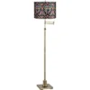 360 Lighting Chic Style Swing Arm Adjustable Floor Lamp 70" Tall Antique Brass Embroidered Drum Shade For Living Room Reading House 2 360 Lighting Chic Style Swing Arm Adjustable Floor Lamp 70" Tall Antique Brass Embroidered Drum Shade For Living Room Reading House -360 Lighting GUEST 1b31efc3 231d 4f99 a292 d657fdacf971