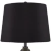 360 Lighting Lynn 26" Tall Skinny Buffet Modern Table Lamps Set Of 2 Black Finish Metal Living Room Bedroom Bedside Nightstand House Office Home -360 Lighting GUEST 1fb1ae27 0417 428e b026 d9e4899f4eb0