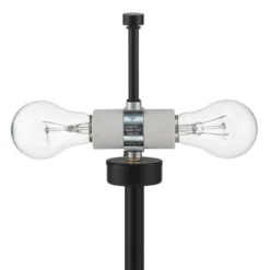 360 Lighting Rhys Modern Mid Century Luxury Accent Table Lamps 19 1/2" High Set Of 2 Black Metal Dome Shaped Shade For Bedroom Living Room Bedside -360 Lighting GUEST 2009833f 8f8e 42e4 8065 c1c03ee8ed3f