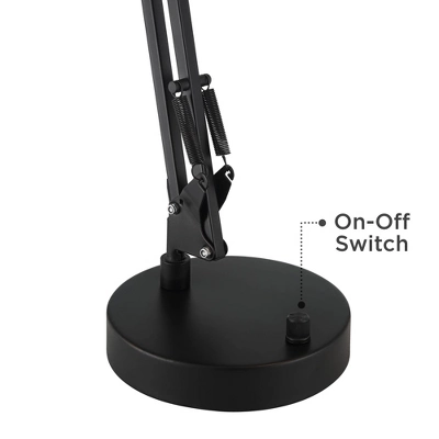360 Lighting Wyatt 25" High Modern Desk Lamp USB Port Architect Adjustable Height Black Finish Metal Single Home Office Living Room Charging Bedroom 10 360 Lighting Wyatt 25" High Modern Desk Lamp USB Port Architect Adjustable Height Black Finish Metal Single Home Office Living Room Charging Bedroom - Image 8