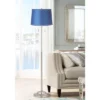 360 Lighting Abba Modern Floor Lamp Standing 66" Tall Brushed Nickel Metal Blue Satin Fabric Drum Shade For Living Room Bedroom Office House Home 1 360 Lighting Abba Modern Floor Lamp Standing 66" Tall Brushed Nickel Metal Blue Satin Fabric Drum Shade For Living Room Bedroom Office House Home -360 Lighting GUEST 2c50fd30 3cfd 45f6 be76 21513e5d9e84