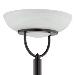 360 Lighting Modern Torchiere Floor Lamp 3-in-1 Design 70" Tall Tiger Bronze White Glass Shades For Living Room Reading Bedroom Office -360 Lighting GUEST 2cf3d64e 7ab8 4745 b9c3 70ee6c0bc356