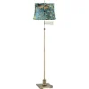 360 Lighting Swing Arm Floor Lamp Adjustable Height 70" Tall Antique Brass Peacock Print Drum Shade Living Room Reading Bedroom -360 Lighting GUEST 3141f34f 0e10 472c 91fa ab53e6bdc8f8