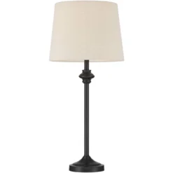 360 Lighting Lynn Modern Industrial Buffet Table Lamps 26" High Set Of 2 Dark Bronze Metal Oatmeal Drum Shade For Bedroom Living Room Bedside Office 15 360 Lighting Lynn Modern Industrial Buffet Table Lamps 26" High Set Of 2 Dark Bronze Metal Oatmeal Drum Shade For Bedroom Living Room Bedside Office -360 Lighting GUEST 372f41b5 50b5 4d31 87b1 aba8628b9618