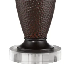 360 Lighting Cody Rustic Farmhouse Table Lamps Set Of 2 With Round Risers 27 1/2" Tall Oiled Bronze Hammered Oatmeal Drum Shade For Bedroom House Home 8 360 Lighting Cody Rustic Farmhouse Table Lamps Set Of 2 With Round Risers 27 1/2" Tall Oiled Bronze Hammered Oatmeal Drum Shade For Bedroom House Home -360 Lighting GUEST 3756b7f6 712c 4dc6 9499 92c68e96dbdf