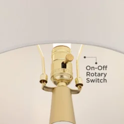 360 Lighting Nesbit Modern Mid Century Table Lamps 25" High Set Of 2 White Ceramic With USB Charging Port Drum Shade For Bedroom Living Room Bedside 14 360 Lighting Nesbit Modern Mid Century Table Lamps 25" High Set Of 2 White Ceramic With USB Charging Port Drum Shade For Bedroom Living Room Bedside -360 Lighting GUEST 3d73b8b4 7286 4f5b 9872 a6ea33fd1939