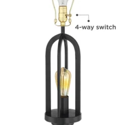 360 Lighting Marcel Rustic Farmhouse Floor Lamp 64" Tall Black Metal With LED Nightlight Natural Linen Drum Shade For Living Room Bedroom Office House 12 360 Lighting Marcel Rustic Farmhouse Floor Lamp 64" Tall Black Metal With LED Nightlight Natural Linen Drum Shade For Living Room Bedroom Office House -360 Lighting GUEST 49b204ef 2161 4ae4 a50d 450d4ba6dd5c