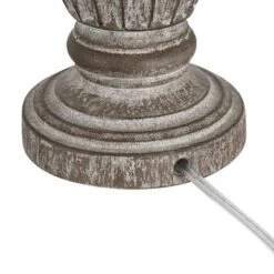 360 Lighting Lockland 31" Tall Column Large Traditional End Table Lamp Antique Brown Finish Single White Shade Living Room Bedroom Bedside Nightstand -360 Lighting GUEST 4b6bcfb6 8c29 4ae1 9cc7 43b0e7bca033