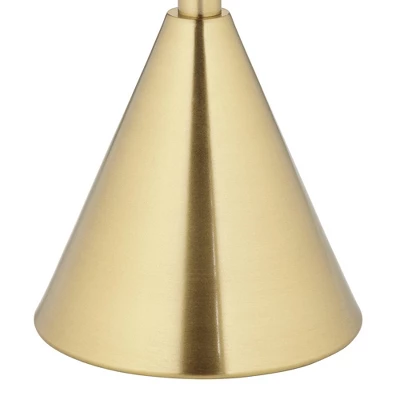 360 Lighting Leah 25 3/4" High Modern Accent Table Lamp Gold Brass Finish Metal Single Glass White Globe Shade Living Room Bedroom Bedside Nightstand 8 360 Lighting Leah 25 3/4" High Modern Accent Table Lamp Gold Brass Finish Metal Single Glass White Globe Shade Living Room Bedroom Bedside Nightstand - Image 6