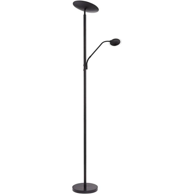 360 Lighting Modern Floor Lamp With Reading Light LED 71.5" Tall Decker Black Metal Acrylic Diffuser For Living Room Reading Office 9 360 Lighting Modern Floor Lamp With Reading Light LED 71.5" Tall Decker Black Metal Acrylic Diffuser For Living Room Reading Office - Image 7