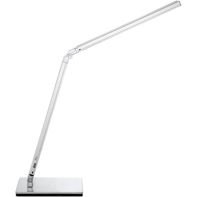 360 Lighting Jett Modern Desk Lamp 16 1/2" High Silver With USB Port And Nightlight LED Dimmer Touch On Off For Bedroom Bedside Nightstand Family Home 10 360 Lighting Jett Modern Desk Lamp 16 1/2" High Silver With USB Port And Nightlight LED Dimmer Touch On Off For Bedroom Bedside Nightstand Family Home - Image 8