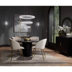 360 Lighting Caledan Modern Accent Table Lamp 10 1/2" High Clear Crystal Rods For Bedroom Bedside Nightstand Office Kids Family House Home -360 Lighting GUEST 5eec39f8 32c2 4ca0 8a43 61a1d175654a