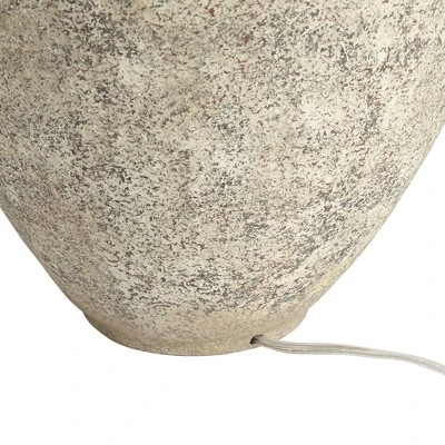 Franklin Iron Works Eloy 29" High Jar Farmhouse Rustic Southwestern End Table Lamp Brown Beige Desert Terracota Finish Single Living Room Bedroom 5 Franklin Iron Works Eloy 29" High Jar Farmhouse Rustic Southwestern End Table Lamp Brown Beige Desert Terracota Finish Single Living Room Bedroom - Image 3