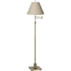 360 Lighting Swing Arm Floor Lamp 70" Tall Antique Brass Fine Burlap Cotton Blend Fabric Empire Shade For Living Room Reading Office -360 Lighting GUEST 6fedeb45 0c0d 41a1 8627 368e8486254b
