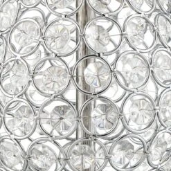 360 Lighting Sergio Modern Accent Table Lamps 23 1/2" High Set Of 2 Clear Acrylic With USB Charging Port White Drum Shade For Bedroom Living Room Desk -360 Lighting GUEST 70cfcb2d 9286 4987 abac 02c6fb091430