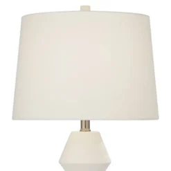 360 Lighting Modern Table Lamps 26" High Set Of 2 White Gourd Fabric Tapered Drum Shade For Bedroom Living Room House Home Bedside Nightstand Office 12 360 Lighting Modern Table Lamps 26" High Set Of 2 White Gourd Fabric Tapered Drum Shade For Bedroom Living Room House Home Bedside Nightstand Office -360 Lighting GUEST 7200439d d070 489c bc2d 1127d12b1190