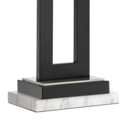 360 Lighting Neil Modern Table Lamp With White Marble Riser 26" High Two Tone USB Charging Port Rectangular Shade Bedroom For Bedroom Living Room Desk 9 360 Lighting Neil Modern Table Lamp With White Marble Riser 26" High Two Tone USB Charging Port Rectangular Shade Bedroom For Bedroom Living Room Desk -360 Lighting GUEST 74c21db2 df27 43f4 a5c3 8a4b90c43505