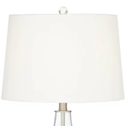 360 Lighting Marnie Modern Coastal Table Lamp 28" Tall Blue Art Glass White Fabric Drum Shade For Bedroom Living Room Bedside Nightstand Office House 16 360 Lighting Marnie Modern Coastal Table Lamp 28" Tall Blue Art Glass White Fabric Drum Shade For Bedroom Living Room Bedside Nightstand Office House -360 Lighting GUEST 757ac8a5 7155 4ebb 8cdb be2e172ec3cc