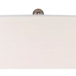 360 Lighting Modern Table Lamp 26" High Teal Glaze Ceramic Gourd White Fabric Drum Shade For Bedroom Living Room House Home Bedside Nightstand Office -360 Lighting GUEST 763fe0a2 ab59 4f85 be5e 2da57f70c044