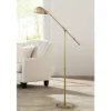 360 Lighting Dawson Traditional Pharmacy Floor Lamp 55" Tall Brass Metal Adjustable Boom Arm Dome Head For Living Room Reading Bedroom Office -360 Lighting GUEST 76c37fbc b1c1 4b41 ae9a f913dc4f8eda