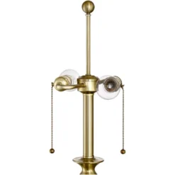360 Lighting Spenser Vintage Floor Lamp 58" Tall Brushed Antique Brass Metal Off White Linen Drum Shade For Living Room Bedroom Office House Home -360 Lighting GUEST 7d2f8cb7 2cf7 45b7 be41 ecadaab8c005