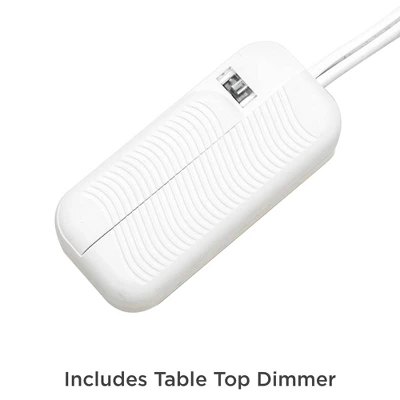 360 Lighting Mid Century Modern Table Lamp With Table Top Dimmer 26.5" High Teal Ceramic Tan Fabric Drum For Living Room Bedroom (Color May Vary) 7 360 Lighting Mid Century Modern Table Lamp With Table Top Dimmer 26.5" High Teal Ceramic Tan Fabric Drum For Living Room Bedroom (Color May Vary) - Image 5