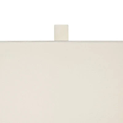 360 Lighting Modern Table Lamps 26" High Set Of 2 White Gourd Fabric Tapered Drum Shade For Bedroom Living Room House Home Bedside Nightstand Office 4 360 Lighting Modern Table Lamps 26" High Set Of 2 White Gourd Fabric Tapered Drum Shade For Bedroom Living Room House Home Bedside Nightstand Office - Image 2