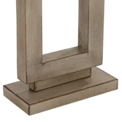 360 Lighting Rustic Farmhouse Table Lamp 30" Tall Sand Metal Open Window Oatmeal Fabric Rectangular Shade For Bedroom Living Room Bedside House Home -360 Lighting GUEST 836c1475 e870 4fba 97ce 3ad1bd2189b9