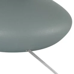 360 Lighting Emil 21 1/2" High Small Mid Century Modern Accent Table Lamp Light Gray Ceramic Single White Shade Living Room Bedroom Bedside Nightstand -360 Lighting GUEST 83e749c9 ea6a 4c84 8a93 b78b28bf78fc