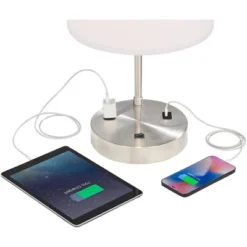 360 Lighting Colby Nickel USB Desk Lamps Set Of 2 With Smart Socket -360 Lighting GUEST 85372a90 d322 4eb0 864d 53a1ade911c8