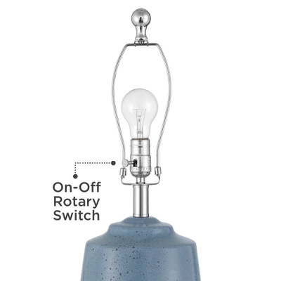 360 Lighting Aegean 28" Tall Coastal Modern Table Lamps Set Of 2 Blue White Finish Ceramic Beige Shade Living Room Bedroom Bedside Nightstand House 6 360 Lighting Aegean 28" Tall Coastal Modern Table Lamps Set Of 2 Blue White Finish Ceramic Beige Shade Living Room Bedroom Bedside Nightstand House - Image 4