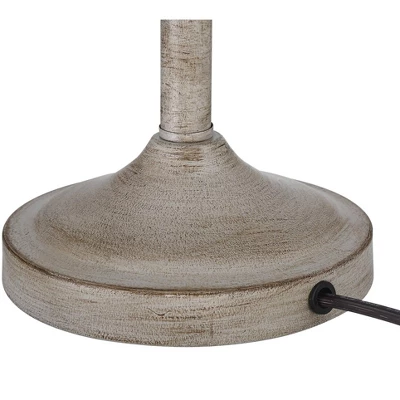 360 Lighting Lynn Country Cottage Buffet Table Lamps 26 3/4" High Set Of 2 Beige Wood Oatmeal Drum Shade For Bedroom Living Room Bedside Nightstand 7 360 Lighting Lynn Country Cottage Buffet Table Lamps 26 3/4" High Set Of 2 Beige Wood Oatmeal Drum Shade For Bedroom Living Room Bedside Nightstand - Image 5