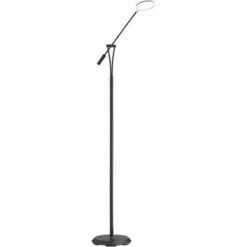 360 Lighting Arnie Modern 62" Tall Standing Floor Lamps Set Of 2 Lights Pharmacy-Style LED Adjustable Arm Black Finish Living Room Bedroom House -360 Lighting GUEST 94d101d1 c52e 409f a0a6 2a0cb8d4743b