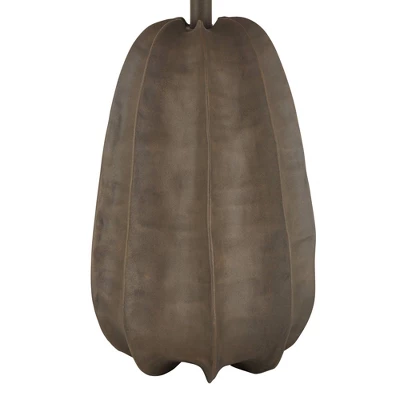 360 Lighting Calabasa 30" Tall Large Modern End Table Lamp Chocolate Brown Finish Single White Shade Living Room Bedroom Bedside Nightstand House 7 360 Lighting Calabasa 30" Tall Large Modern End Table Lamp Chocolate Brown Finish Single White Shade Living Room Bedroom Bedside Nightstand House - Image 5